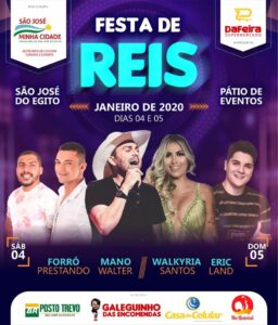 Read more about the article Prefeitura de SJE anunciou atrações para Festa de Reis 2020, que pode ter mais bandas