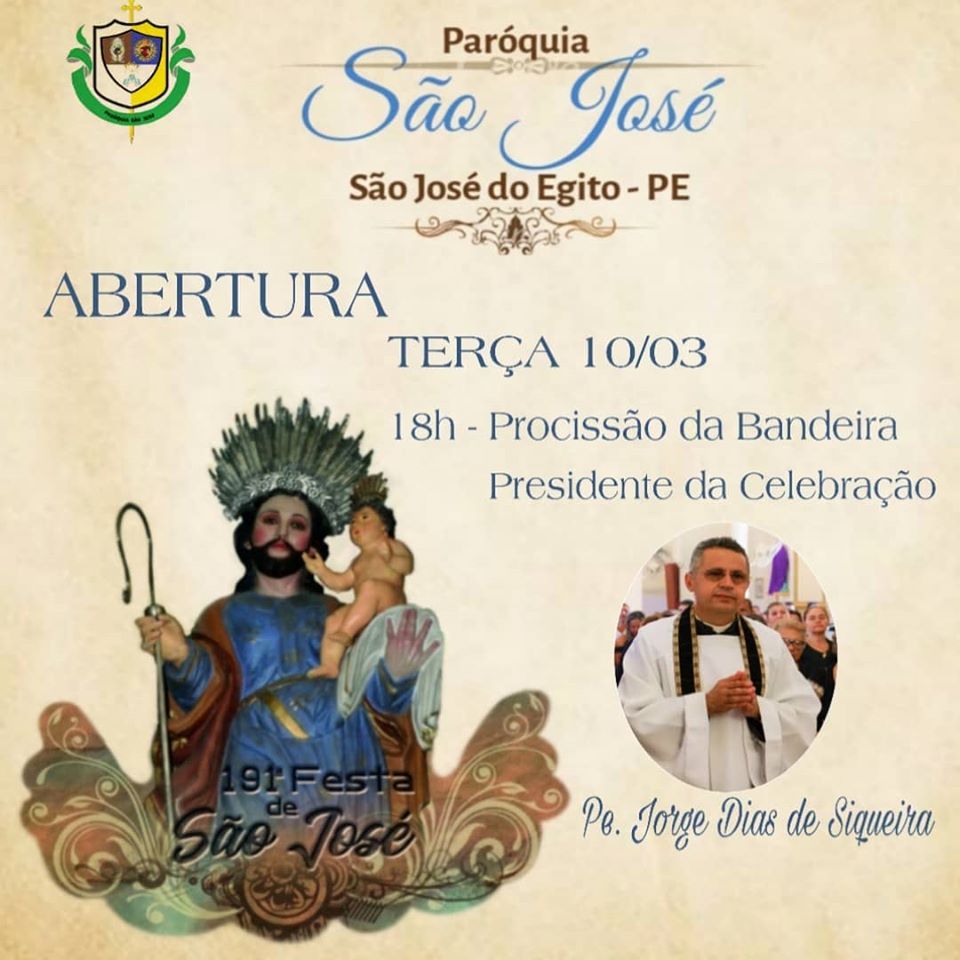 You are currently viewing Começa nessa terça (10) 191ª Festa de São José em São José do Egito