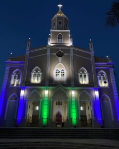 Read more about the article Igreja Matriz de São José, ganha iluminação especial para a festa de 191 anos