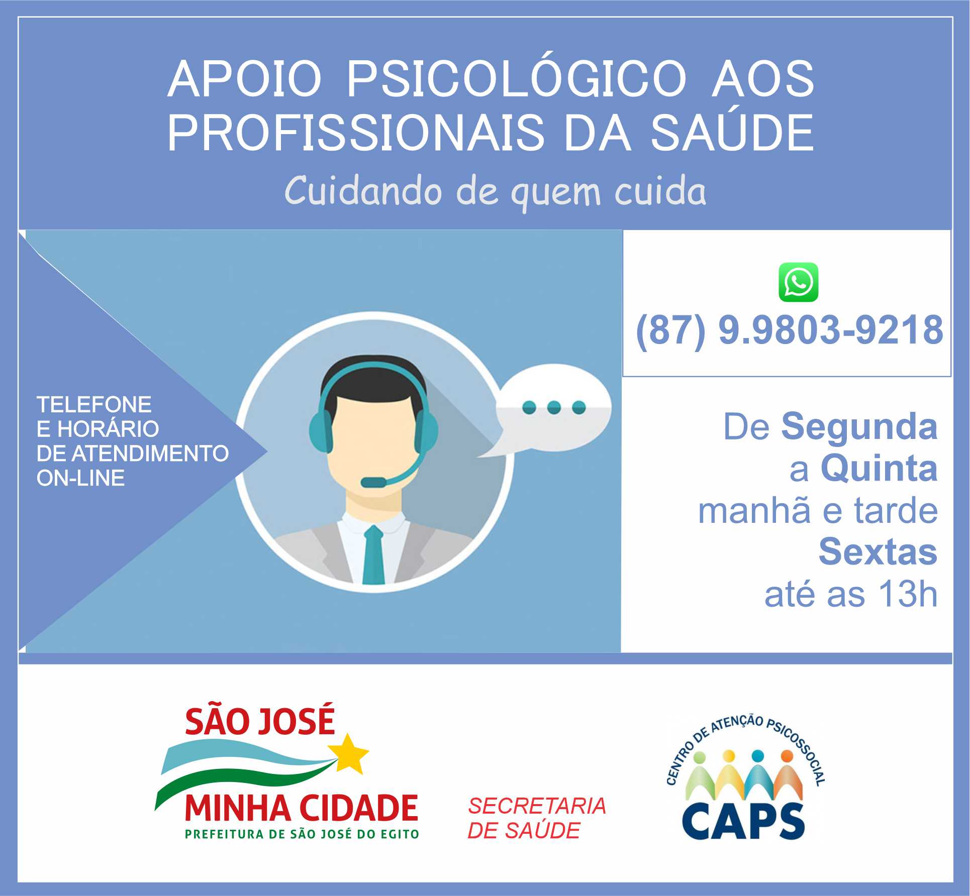 You are currently viewing SJE lança serviço de atendimento psicológico para trabalhadores da saúde