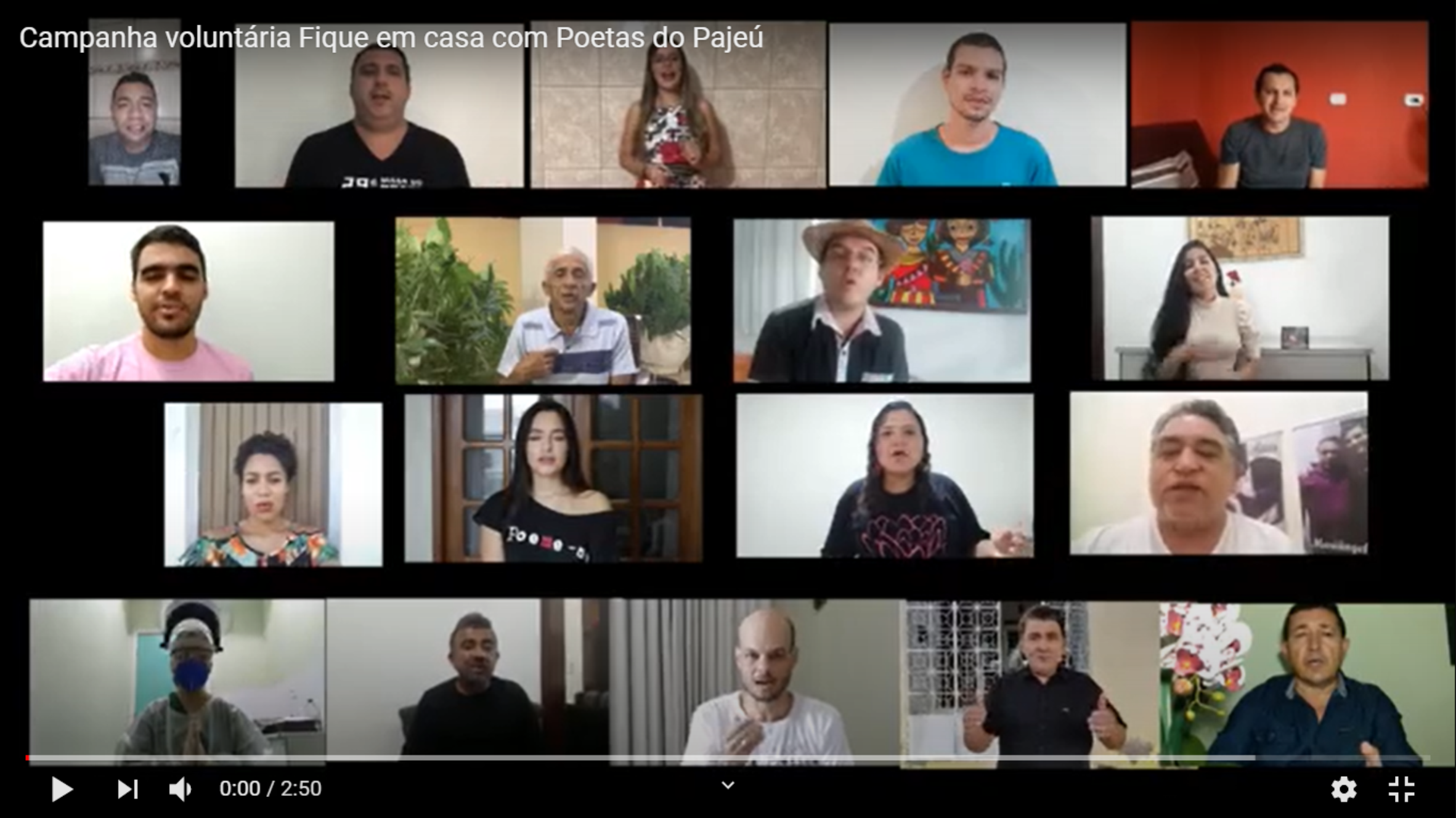 You are currently viewing Artistas pajeuzeiros promovem campanha voluntária para conscientizar população a ficar em casa