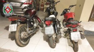 Read more about the article Depois de prender dupla em Monteiro, Polícia recupera 3 motos de uma vez só