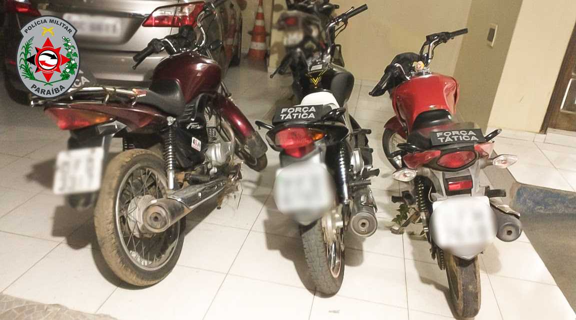 You are currently viewing Depois de prender dupla em Monteiro, Polícia recupera 3 motos de uma vez só