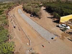 Read more about the article Autoridades de Itapetim vistoriam obra de pavimentação que ligará Piedade a PE-275