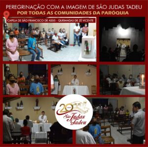Read more about the article Imagem peregrina de São Judas Tadeu chegou a comunidade de Queimada de Zé Vicente
