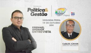 Read more about the article Nesta segunda (19) nossa entrevista será com apresentador Carlos Júnior, você é convidado a assistir
