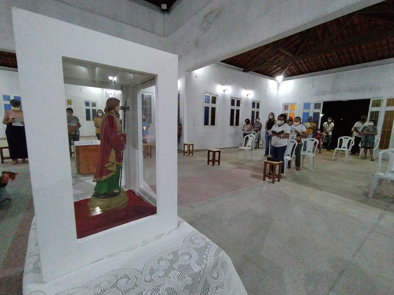 You are currently viewing Capela de Santo Expedito recebeu imagem peregrina de São Judas Tadeu nesse sábado (17)