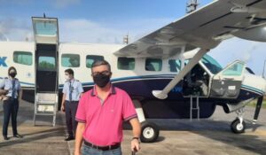Read more about the article Nill Jr. é primeiro jornalista a fazer rota Recife-Serra Talhada em avião da Azul