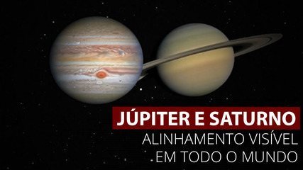 Read more about the article Conjunção entre Júpiter e Saturno poderá ser vista a olho nu nesta segunda (21)
