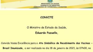 Read more about the article Depois de dizer que Dória fez marketing, Pazuello chama governadores para registrar distribuição de vacinas