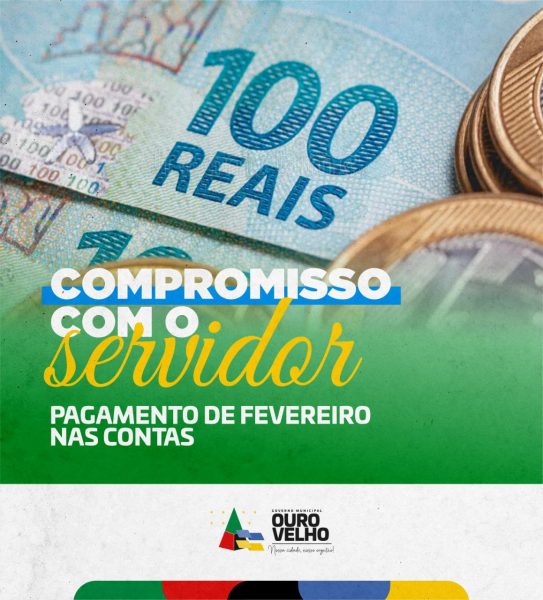 You are currently viewing Prefeitura de Ouro Velho é uma das poucas do Brasil a pagar servidores antecipado