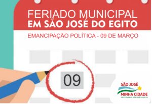Read more about the article São José do Egito tem feriado municipal nesta terça (09)