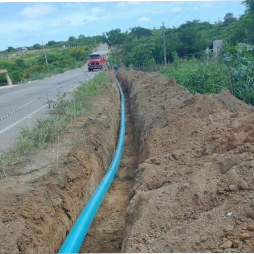 You are currently viewing Prefeitura de Brejinho destaca em suas redes sociais rapidez de obra da adutora que vai levar água para a cidade