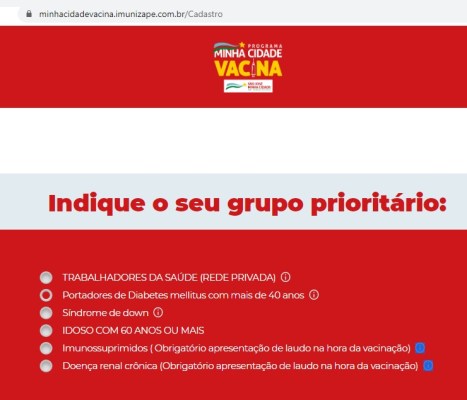 You are currently viewing SJE inova com site para agendar vacinação contra covid-19