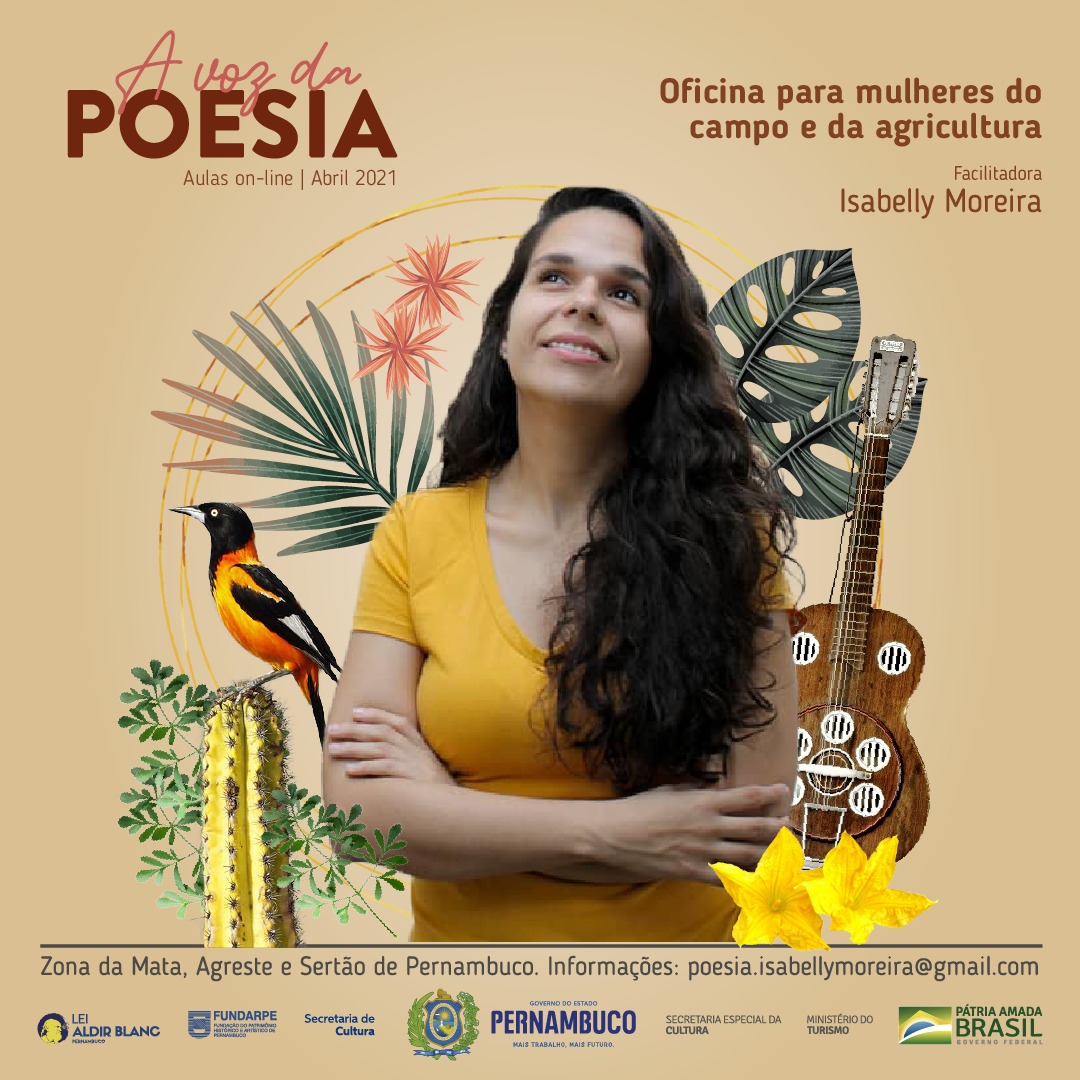 Read more about the article Poetisa Isabelly Moreira circula com oficina virtual “A Voz da Poesia”