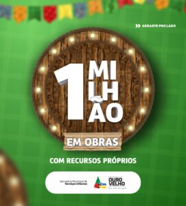 Em menos de 6 meses de gestão, prefeito Augusto Valadares lança pacote de obras que somam R$ 1 milhão