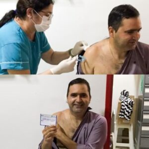Prefeito de Brejinho é vacinado contra a Covid-19