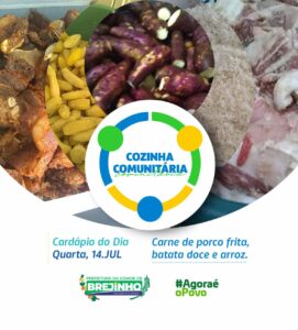 Read more about the article Cozinha Comunitária de Brejinho funciona a todo vapor e ajuda a alimentar centenas de brejinhenses