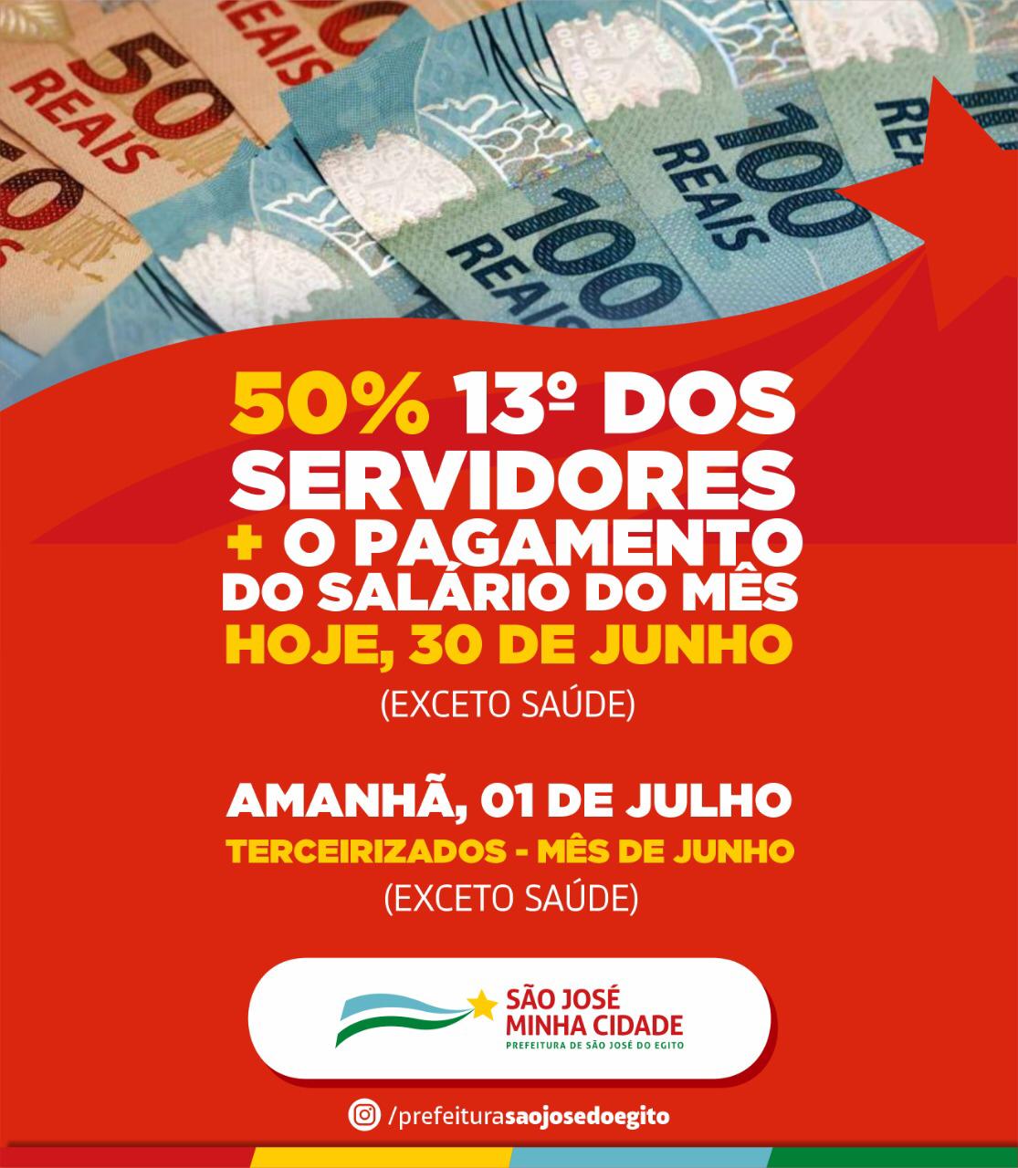 Read more about the article Prefeitura de SJE paga salário de junho e antecipa metade do 13º