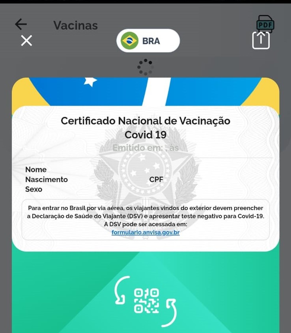 You are currently viewing Ministério admite instabilidade em emissão de certificado de vacinação contra Covid pelo Conecte SUS