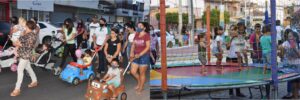 Read more about the article Semana do Bebê terminou com caminhada e parquinho para criançada em SJE