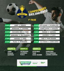 Read more about the article Campeonato Brejinhense começa dia 13 de novembro com 12 equipes