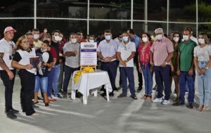 Read more about the article Prefeitura de Itapetim inaugurou novas instalações da quadra poliesportiva de São Vicente