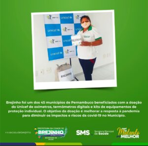 Read more about the article Brejinho recebeu equipamentos médicos do Unicef