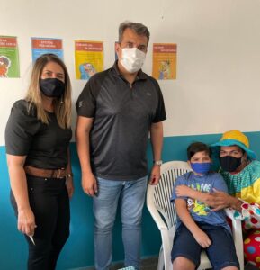 Read more about the article Paulo Jucá acompanhou inicio da vacinação nas crianças de 05 a 11 com comorbidades e anunciou imunização para as de 11 anos sem nenhuma doença
