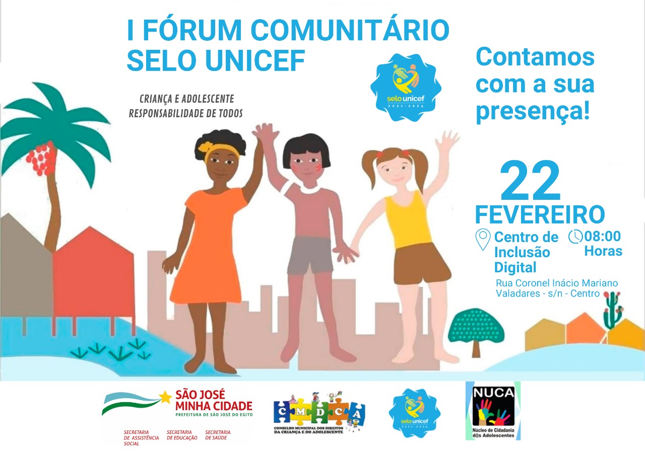You are currently viewing SJE vai realizar 1º Fórum do Selo Unicef 2021-2024 na próxima terça (22)
