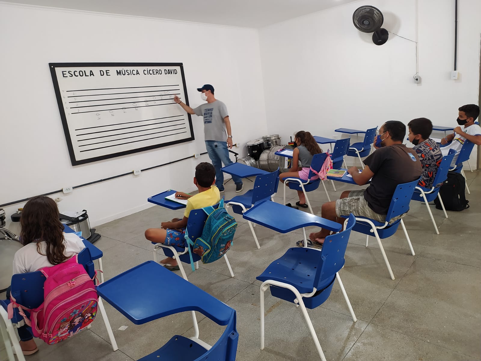 Read more about the article Aulas da Escola de Música Cicero David já começaram em SJE