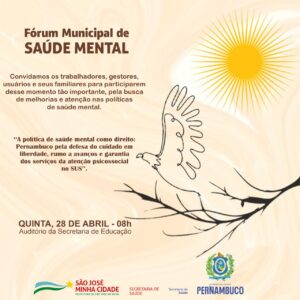 Read more about the article São José do Egito realiza Fórum de Saúde Mental na quinta (28)