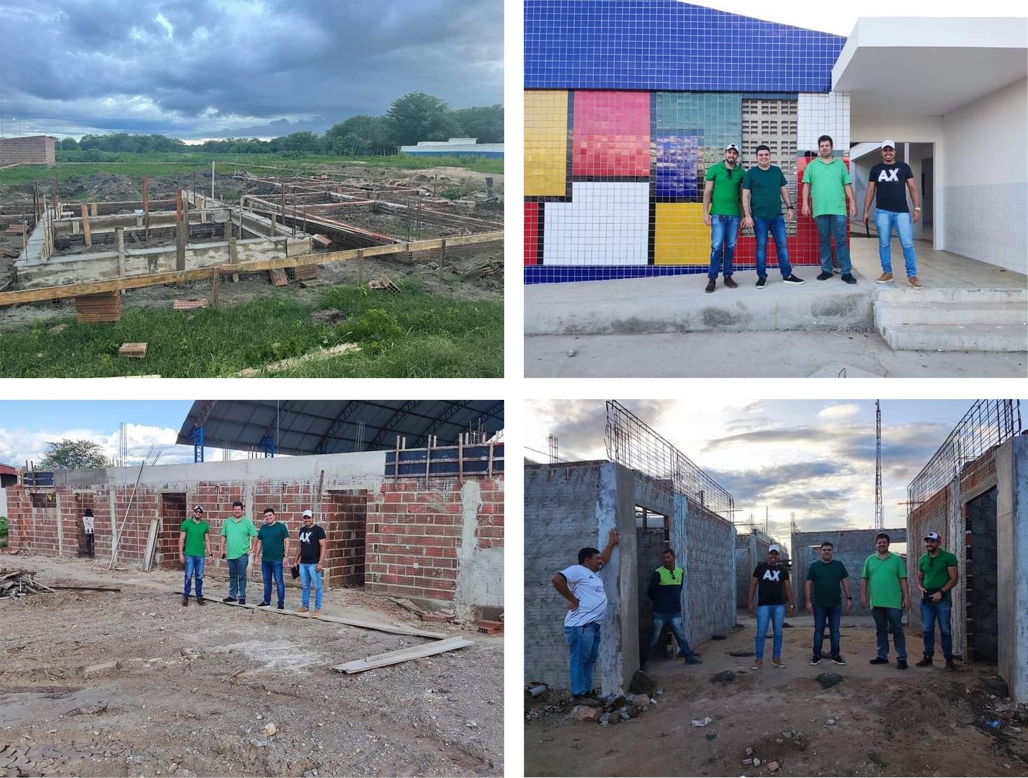 Read more about the article Prefeito e coordenador geral de Ouro Velho visitaram 14 obras em andamento no município nesta quinta (07)