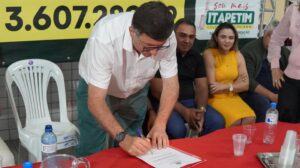 Read more about the article Prefeito de Itapetim assinou ordem de serviço para nova escola Argemiro Cândido em São Vicente