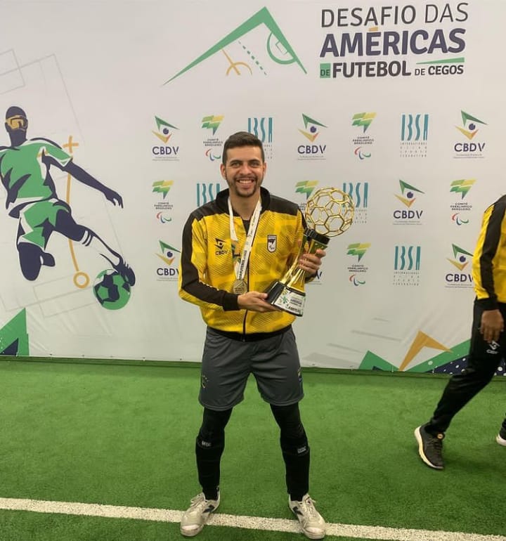 Read more about the article Filho de itapetinense, foi campeão no Desafio das Américas pela Seleção Brasileira de Futebol de Cegos