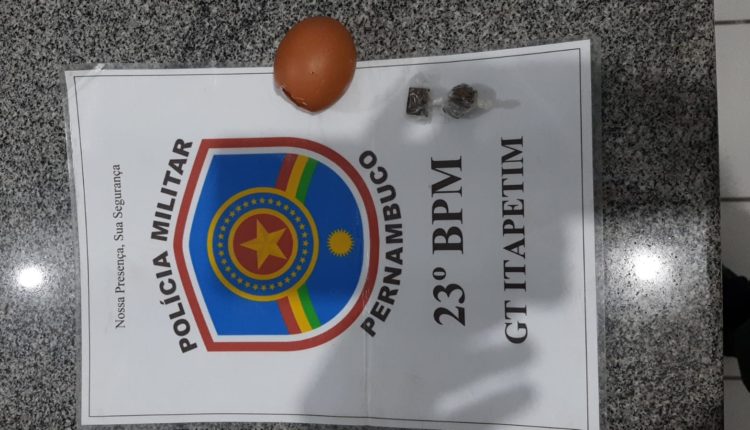 Droga é encontrada dentro de ovo enviado para detento em cadeia de Itapetim