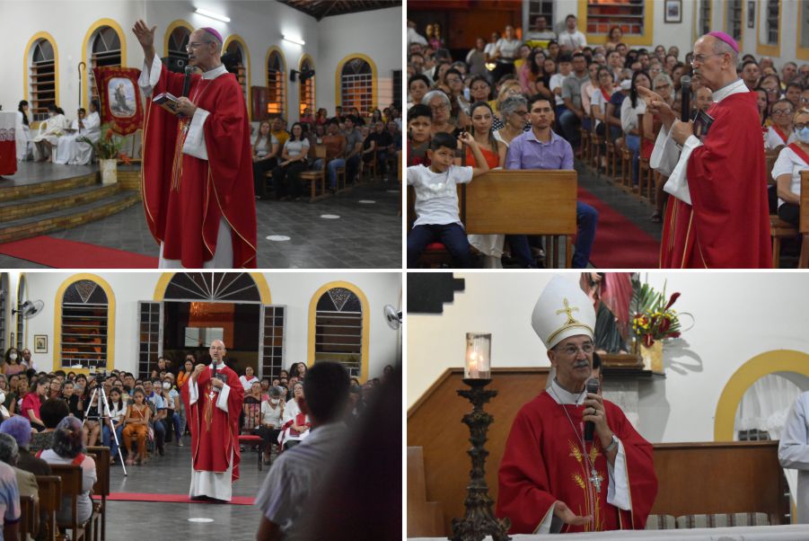 You are currently viewing Dom Egídio celebrou na penúltima noite da Festa de São Judas Tadeu em SJE