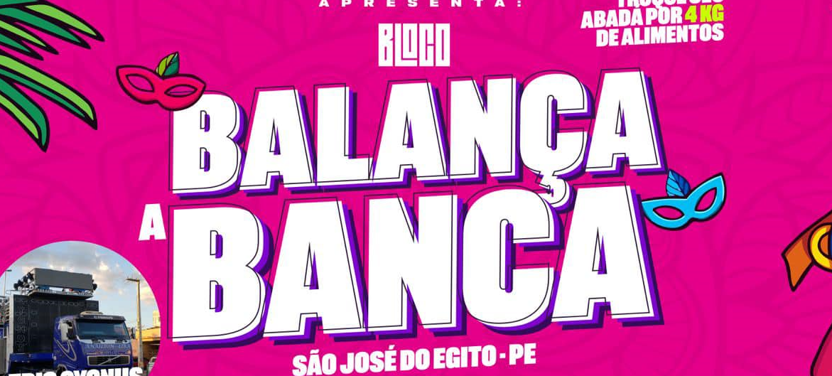Read more about the article Bloco Balança a Banca arrecada alimentos e deve reunir multidão na avenida em SJE