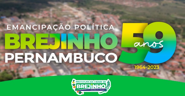 Read more about the article Brejinho celebra 59 anos de emancipação política de Brejinho nesta sexta (31)