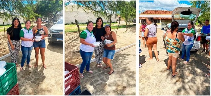 Read more about the article Prefeitura de Brejinho distribui  refeições para famílias carentes
