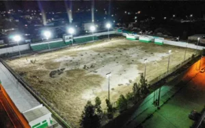 Read more about the article Estádio de Futebol de Itapetim recebeu primeiro teste da iluminação