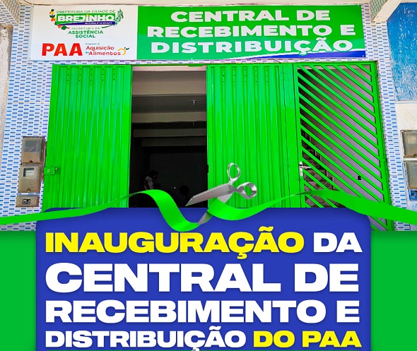 You are currently viewing Prefeitura de Brejinho inaugura Central de Recebimento e Distribuição do PAA