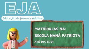 Read more about the article EJA está com matriculas abertas para 2024, em SJE