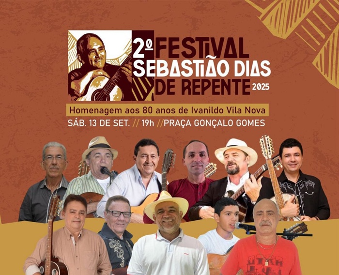 Read more about the article Tabira vai realizar 2º Festival Sebastião Dias de Repente