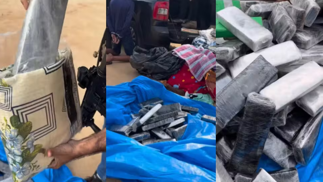 Read more about the article Polícia apreende mais de 100 kg de drogas escondidas entre redes e mantas no Sertão da Paraíba
