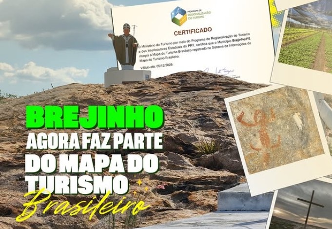 Read more about the article Brejinho entra para o Mapa do Turismo do Brasil