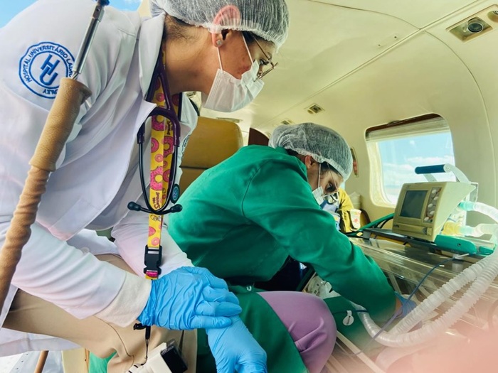 Read more about the article Recém-nascido prematuro extremo é transferido de avião, de Arcoverde para Araripina