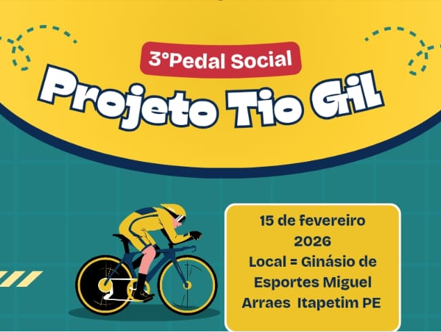 Read more about the article 3º Pedal Social do Projeto Tio Gil acontece em fevereiro