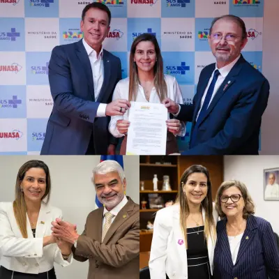Read more about the article Aline Karina cumpre agenda em Brasília e assegura recursos para o município
