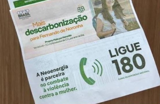 Read more about the article Neoenergia colocou na conta de luz o 180 e a transformou em ferramenta de proteção às mulheres